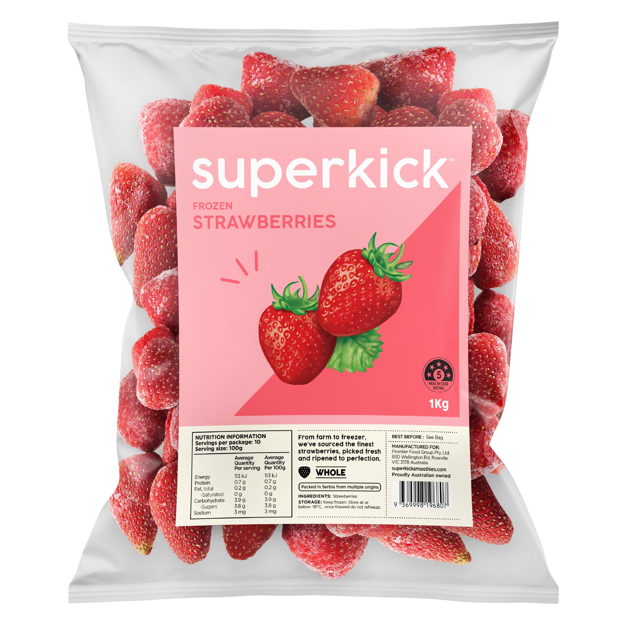 Frozen Strawberries - Shop Delishh Frozen Strawberries Online