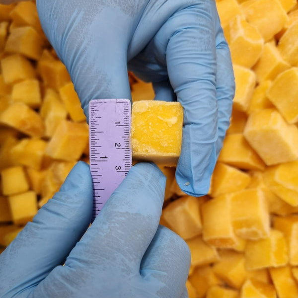 mango chunk 20mm calibration