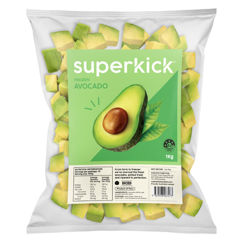 Frozen Avocado Dices 1KGx10