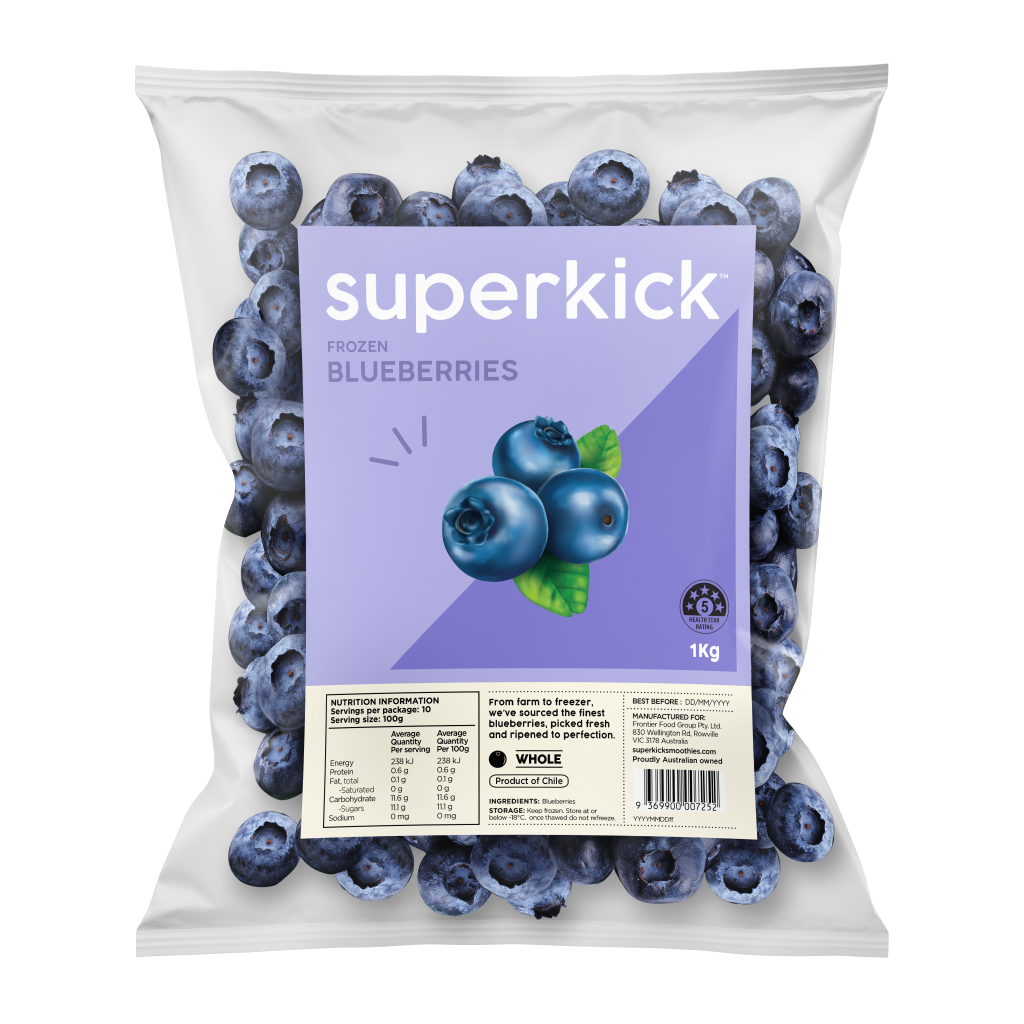 Frozen Blueberries 1KGx10