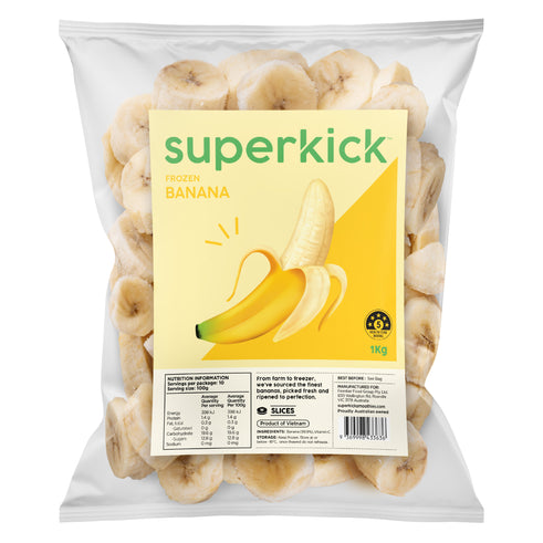 Frozen Banana Slices 1KGx10
