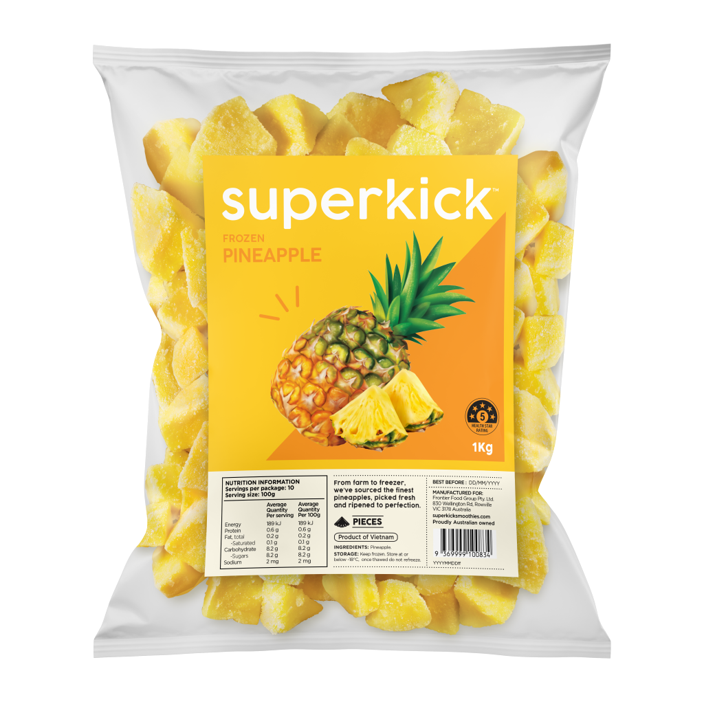 Frozen Pineapple Pieces 1KGx10