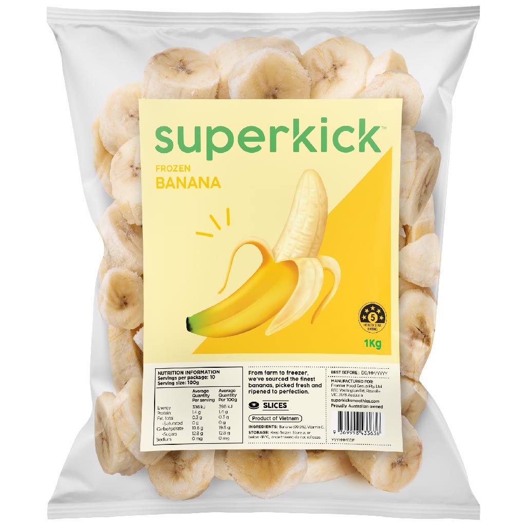 Frozen Banana Slices 1KGx10
